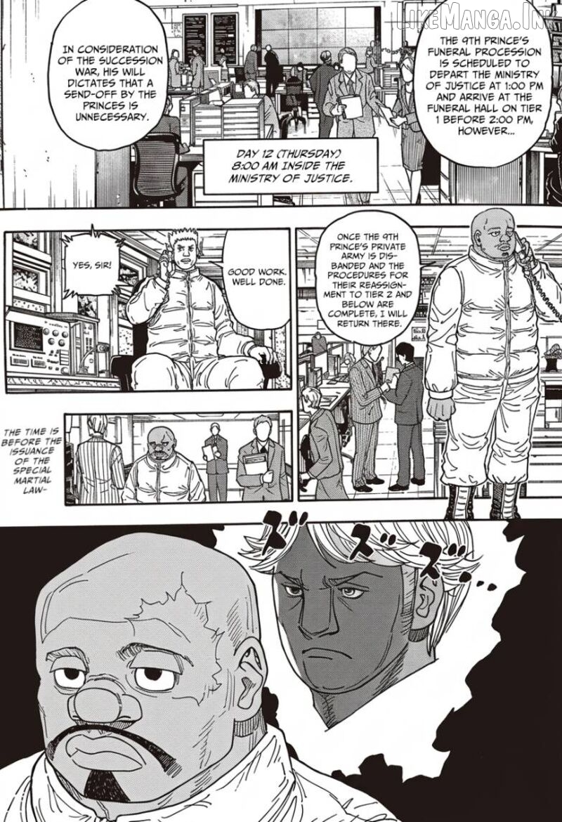 Hunter x Hunter, Chapter 411 image 01